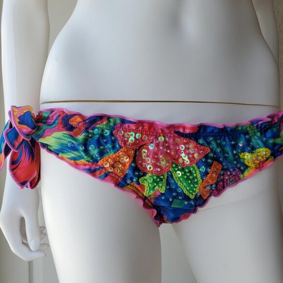 Floridita Bling Beaded Matching Bikini Set - Picture 5 of 8